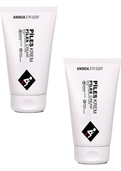 Piles Hemeroıdınız ve Bağsurunuz Için Yeni Formüllü Çözümünüz Bakım Kremi 50 ml x 2 Adet