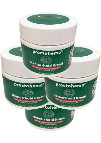 Proctohemo HZNKS051 4tane 150 ml Büyük Boy Hemor.roidin Cream Kişisel Bağsur Kremi