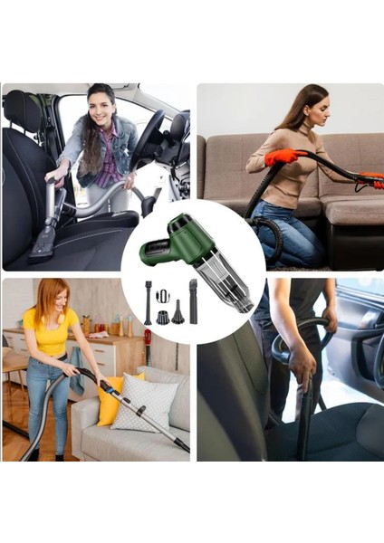 Şarjlı Mini Portatif Elektrikli Süpürge, USB ile Çalışır, Ev ve Araba Temizliği Için Uygun modelleri
