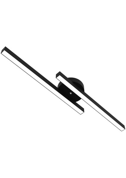 Marea ( Siyah Kasa, Beyaz Işık ) Ledli Modern Plafonyer LED Avize, Salon, Mutfak, Oturma Odası modelleri