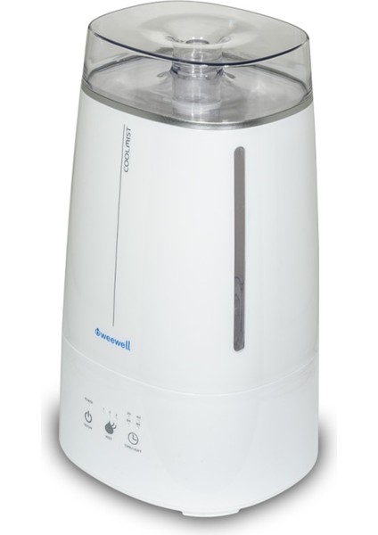 WHC650 Ultrasonik Soğuk Buhar Makinesi - Ultra Sessiz, Aromaterapi Fonksiyonu, 3,5 Litre, Beyaz