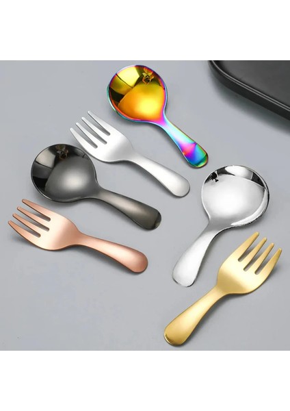 Mavi Renk Premium Çocuk Paslanmaz Çelik Uçlu Çatal-Kaşık Set 24+ Ay fırsatları