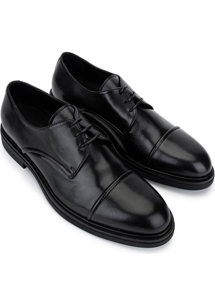 Erkek Hakiki Deri Siyah Casual Ayakkabı 664 46501 Erk Ayk SK25-26 Nero fiyatları