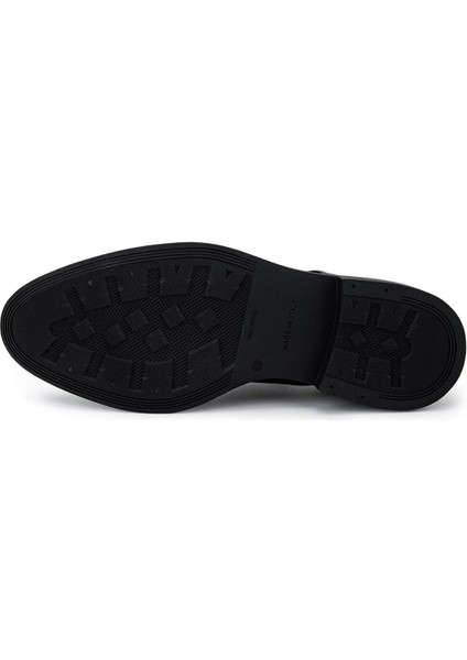 Erkek Hakiki Deri Siyah Casual Ayakkabı 664 46501 Erk Ayk SK25-26 Nero modelleri