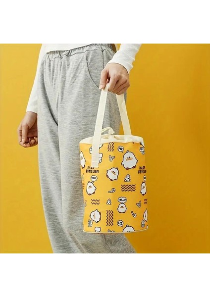 3 Gözlü Çelik Penguen Desenli Sarı Termal Bento Kutusu Çocuklar İçin Şirin fiyatları