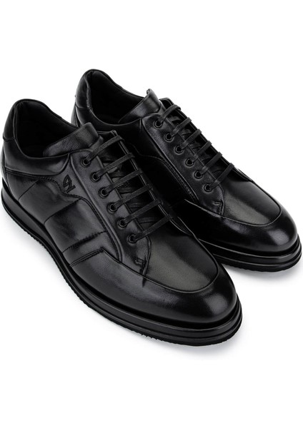 Erkek Hakiki Deri Siyah Casual Ayakkabı 664 B43688A Erk Ayk SK25-26 Nero fiyatları