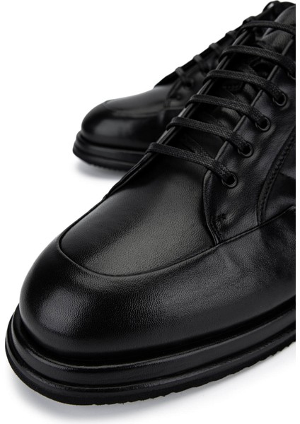 Erkek Hakiki Deri Siyah Casual Ayakkabı 664 B43688A Erk Ayk SK25-26 Nero fırsatları