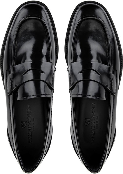 Erkek Hakiki Deri Siyah Casual Ayakkabı 664 E434105 Erk Ayk SK25-26 Nero indirimleri