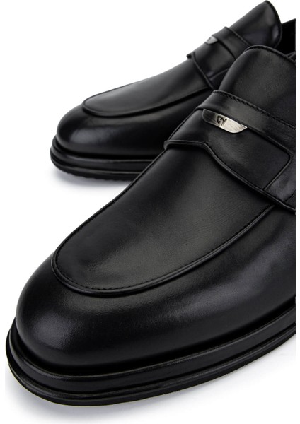 Erkek Hakiki Deri Siyah Casual Ayakkabı 664 B43684A Erk Ayk SK25-26 Nero fırsatları