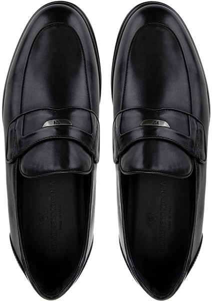 Erkek Hakiki Deri Siyah Casual Ayakkabı 664 B43684A Erk Ayk SK25-26 Nero indirimleri