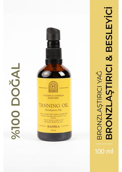 Hemera Bronzlaştırıcı Doğal Yağ