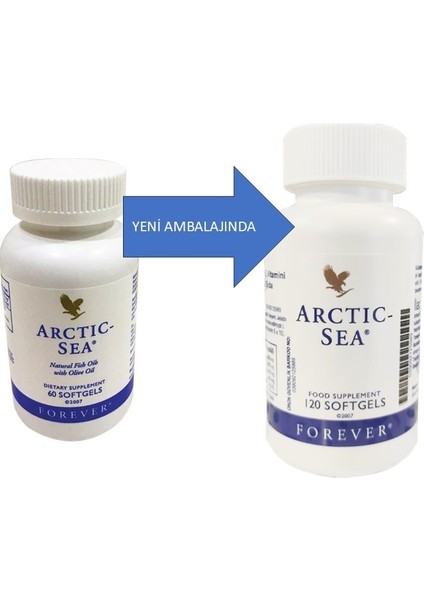 Arctic Sea -Balık Yağı 120 Tablet fiyatları