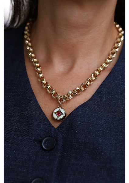 14 Ayar Altın Cetaş Kozmos Kolye modelleri