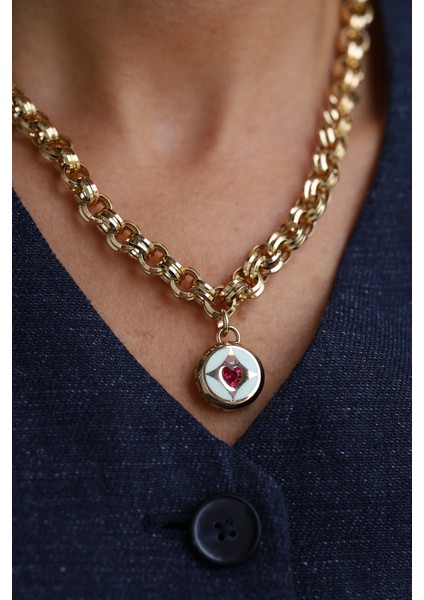 14 Ayar Altın Cetaş Kozmos Kolye fırsatları