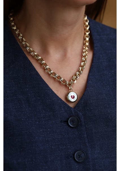 14 Ayar Altın Cetaş Kozmos Kolye indirimleri