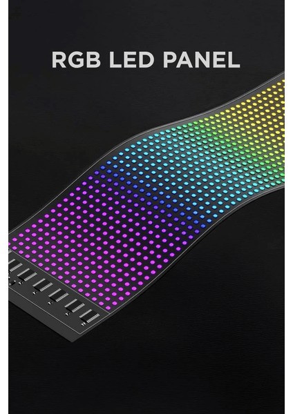 RP1259 LED Matrix Panel 16X96CM Telefon Kontrollü Kayar LED Animasyon Aydınlatma - Lisinya indirimleri