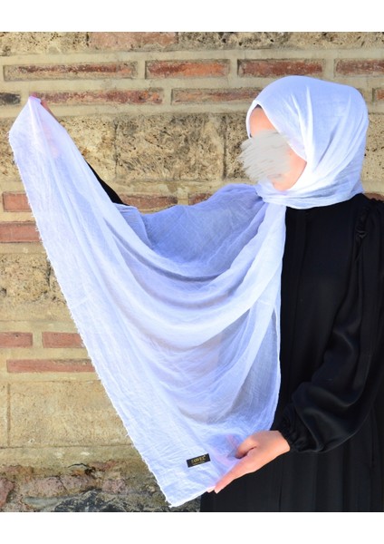 Konfor Bambu Şal Beyaz – Tok Duruşlu, Kaymaz