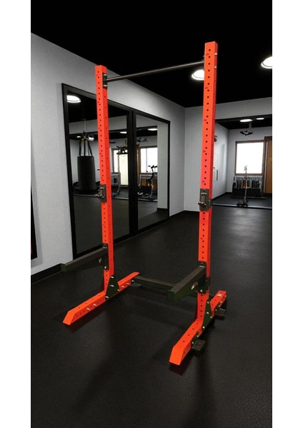 Pro Squat Stand – Bench Press & Barfix Kullanımına Uygun (J-Cups + Emniyet Kolları Dahil) indirimleri