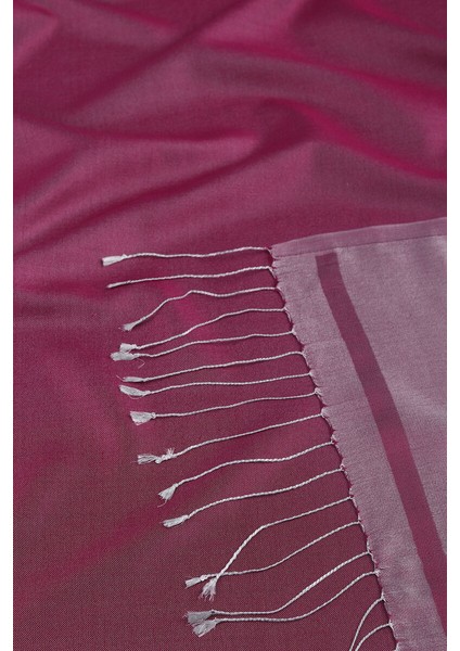 Mürdüm Gri Çift Taraflı Ipek Şal indirimleri