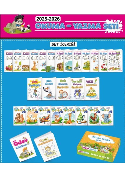 1.sınıf Okuma Yazma Seti 2025-2026 (Yeni Güncel Baskı)