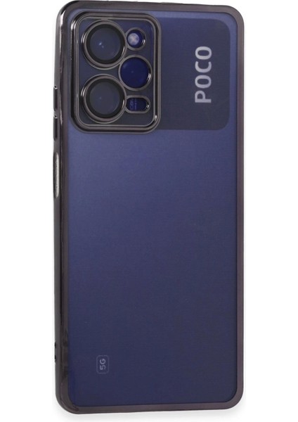 Newface Xiaomi Poco X5 Pro 5g Kılıf Razer Lensli Silikon - Mor