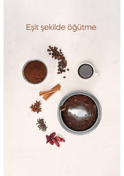 Elektrikli Çekirdek ve Baharat Öğütücü, Beyaz, Pratik ve Hafif Tasarım fiyatları