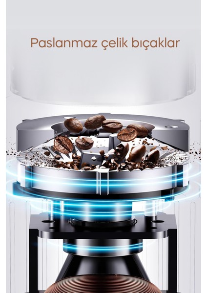 Elektrikli Çekirdek ve Baharat Öğütücü, Beyaz, Pratik ve Hafif Tasarım indirimleri