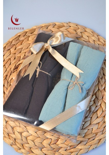 Bambu Kraş Şal – 75X210 cm | Nefes Alabilir, Terletmez, Tok Duruşlu Mevsimlik Kumaş (2'li Kutu)