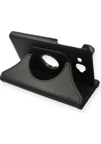 Newface Samsung Galaxy T280 Tab A 7 Kılıf 360 Tablet Deri Kılıf - Siyah