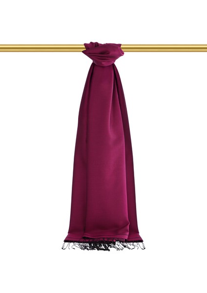 Mürdüm Siyah Çift Taraflı Ipek Şal fiyatları