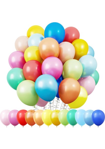 Turuncu Balon Desensiz Renkli Lateks Balon Normal Ebat 100'LÜ Paket modelleri