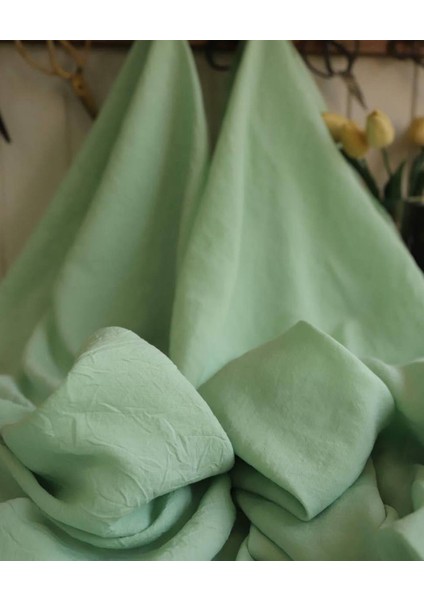 Ipek Kupra Kreş Kumaş Yeşil Renkte