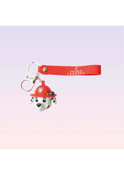 Nickelodeon Paw Patrol Marshall Figürlü 3D Anahtarlık