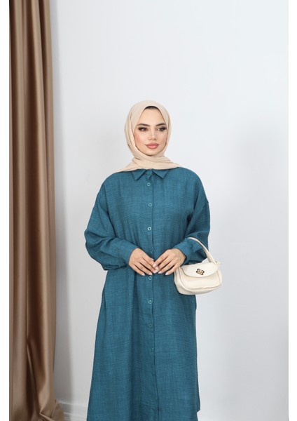 Düğmeli Uzun Tunik modelleri