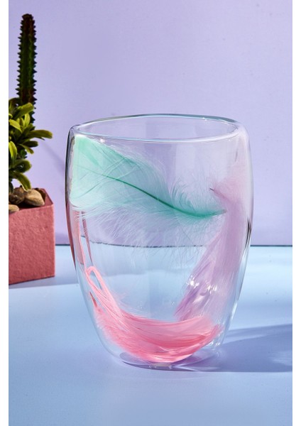 Double Feather 350 ml Bardak