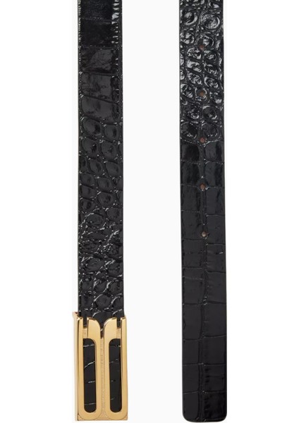 Regular Frame Timsah Desenli Kemer modelleri