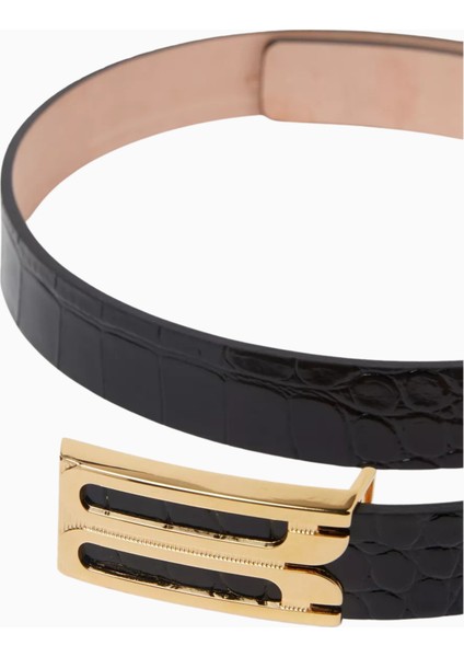 Regular Frame Timsah Desenli Kemer fırsatları