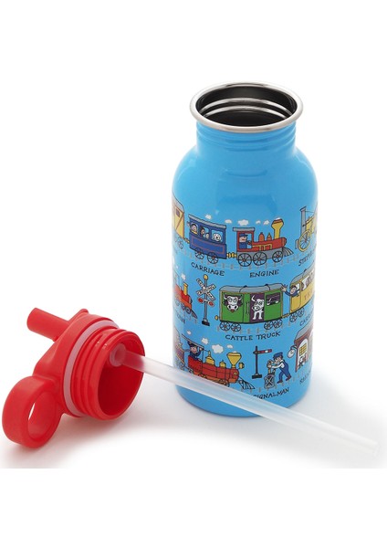 2'li 400ML Pipetli Paslanmaz Çelik Matara Wheels-Train fırsatları