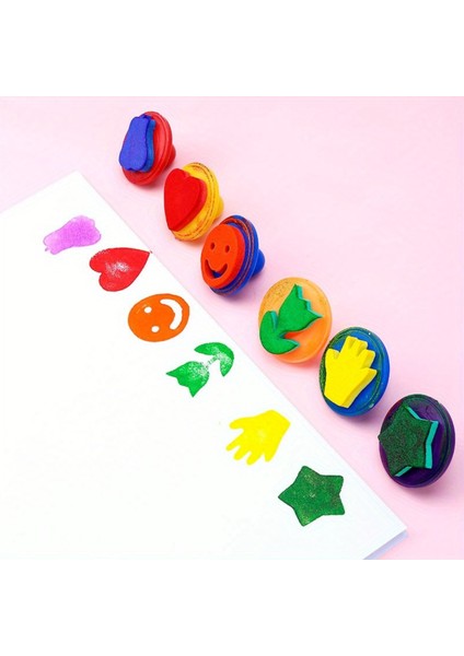 25 Paket Eva Baskı Süngeri 12'li Paket Farklı Şekiller Boya Süngeri indirimleri