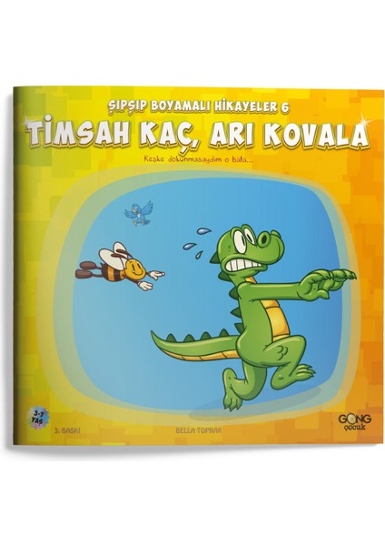 3-7 Yaş Eğitici Öğretici Okul Öncesi Boyamalı Hikaye Çocuk Kitabı Seti 6 Kitap