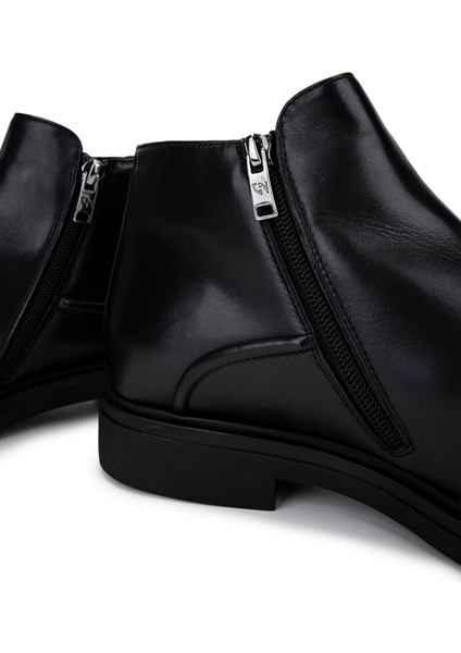 Erkek Hakiki Deri Siyah Bot 664 46521 Erk Bot SK25-26 Nero indirimleri