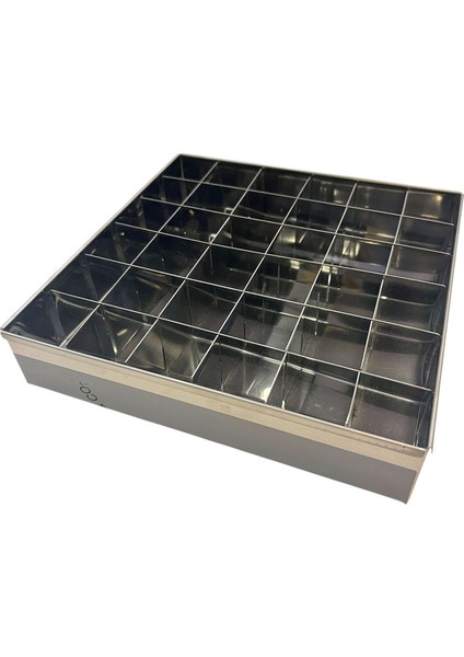 Brownie Kalıbı 25*25 cm 49 Bölmeli