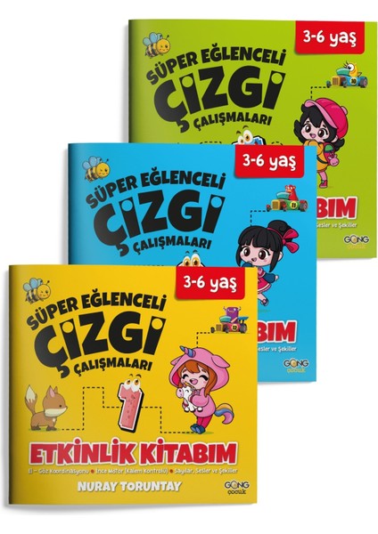 3-6 Yaş Dev Çocuk Etkinlik 21'li Kitap Seti modelleri