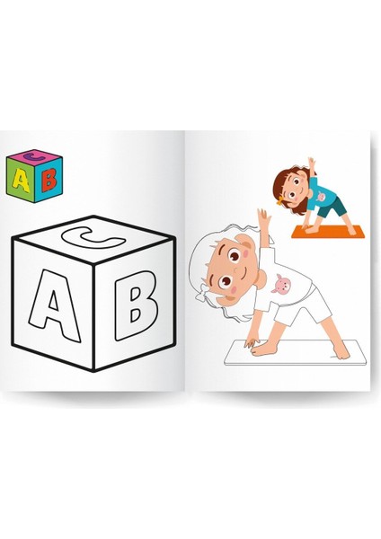 Okul Öncesi Eğitici Etkinlikli Çocuk Boyama Kitabı 24 Sayfa fiyatları