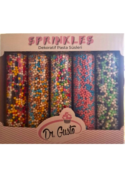 Dr.gusto Dekoratif Pasta Süsleri 5'li