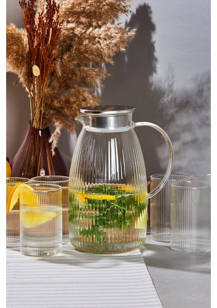 Savio Çizgi 7 Parça Bardak ve Sürahi Set fiyatları