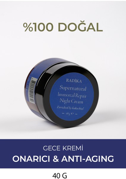 / Supernatural Gece Bakım Kremi / Anti Aging Etki