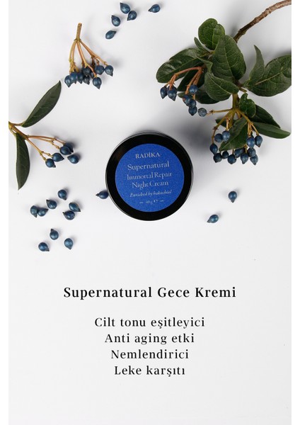 / Supernatural Gece Bakım Kremi / Anti Aging Etki fiyatları
