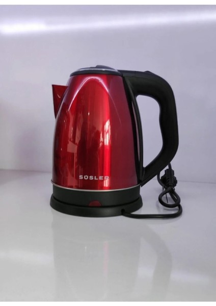 SS-4110 Spring Kırmızı Elektrikli Su Isıtıcı 1,8 Lt – Şık, Dayanıklı ve Hızlı Isıtma Özellikli fırsatları