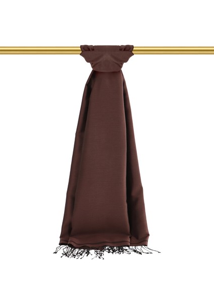 Acı Kahve Siyah Çift Taraflı Ipek Şal fiyatları